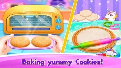儿童独角兽饼干游戏3