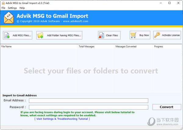 Advik MSG to Gmail Import