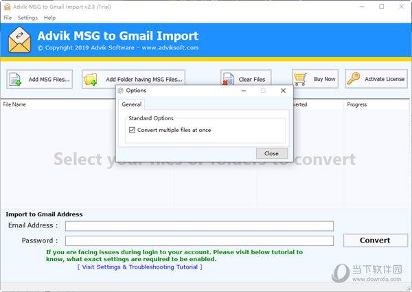 Advik MSG to Gmail Import