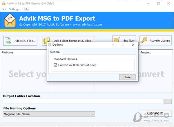 Advik MSG to PDF Export