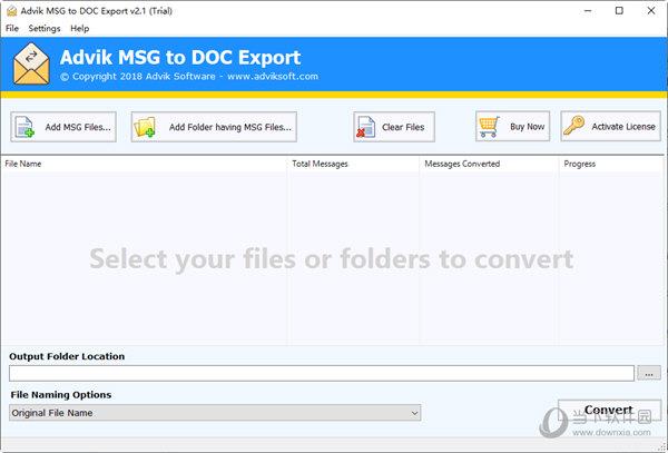 Advik MSG to DOC Export