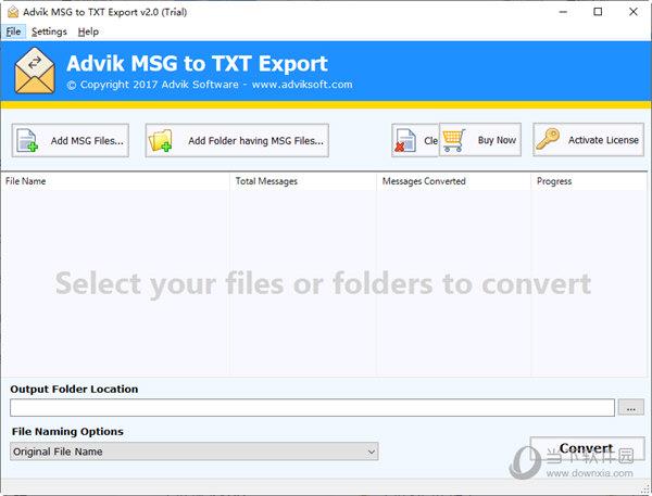 Advik MSG to TXT Export