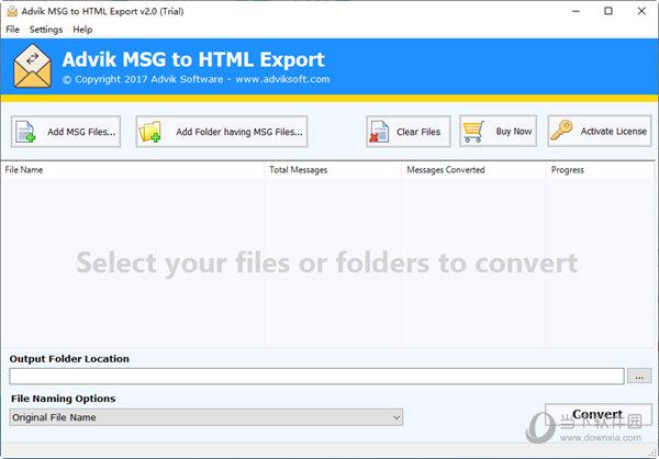 Advik MSG to HTML Export(MSG转HTML) V2.0 官方版