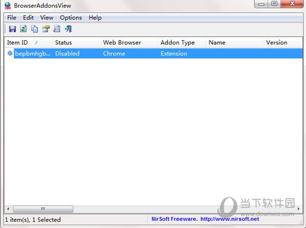 BrowserAddonsView(浏览器插件管理工具) V1.10 绿色版