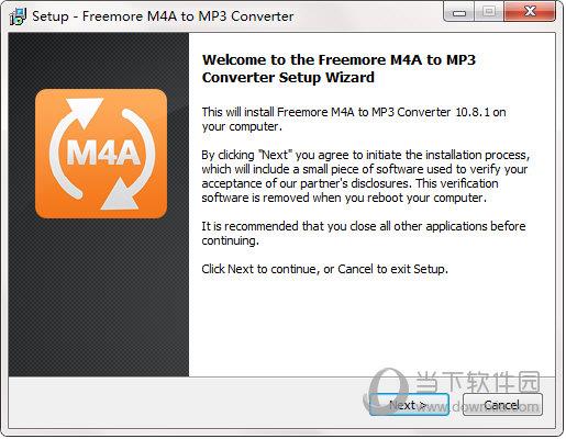 Freemore M4A to MP3 Converter(M4A转MP3工具) V10.8.1 官方版