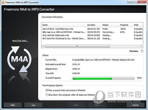 Freemore M4A to MP3 Converter