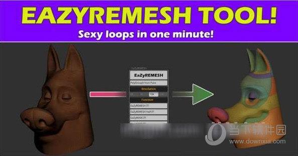 EaZyremesh Tool(ZBrush可控制拓扑插件) V1.0 官方版