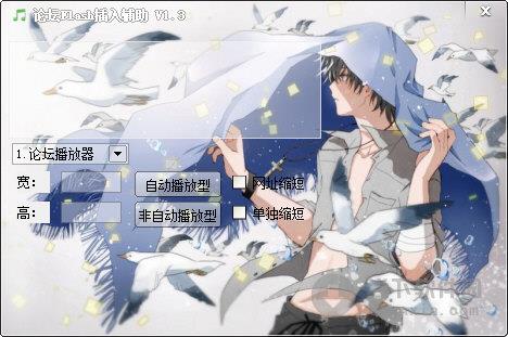 论坛Flash插入辅助 V1.3 绿色版