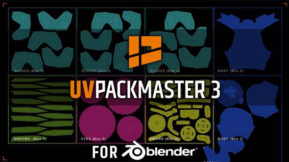 Uvpackmaster(三维模型展UV贴图打包插件) V3.1.0 免费版