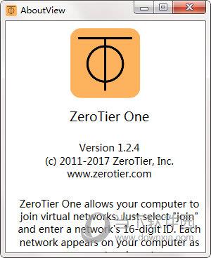 ZeroTier One(局域网组建工具) V1.2.4 官方版