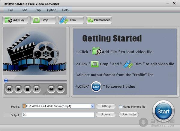 DVDVideoMedia Free Video Converter