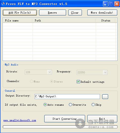 Freez Flv to MP3 Converter(flv转mp3格式转换器) V1.5 官方免费版