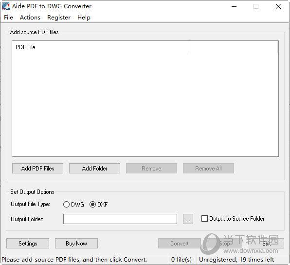 Aide PDF to DWG Converter2023