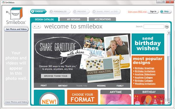 Smilebox(Flash相册制作软件) V1.1.4278 官方版
