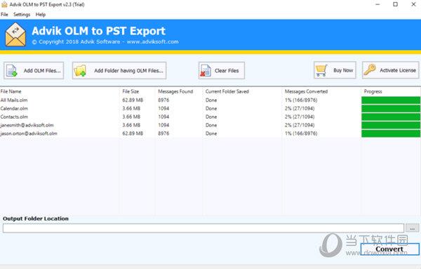 Advik OLM to PST Export