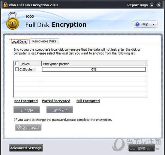 idoo Full Disk Encryption(硬盘加密软件) V2.0.0 官方版