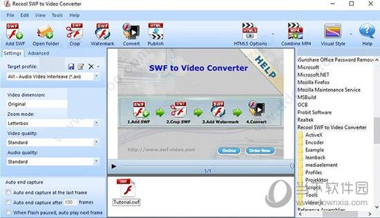 Recool SWF to Video Converter(视频格式转换器破解版) V4.5 破解版