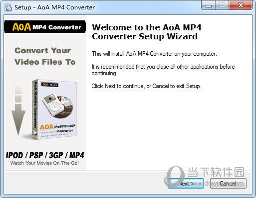 AoA iPod/PSP/3GP/MP4 Converter(视频转换器) V4.1.2 官方版