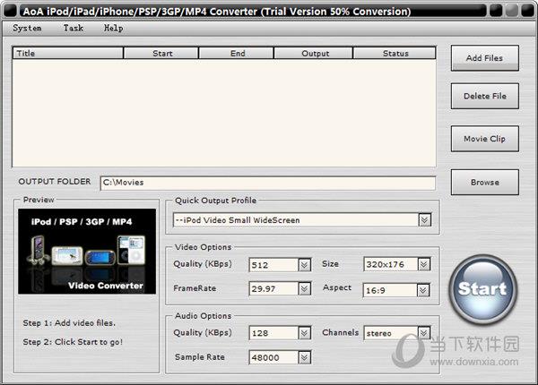 AoA iPod/PSP/3GP/MP4 Converter