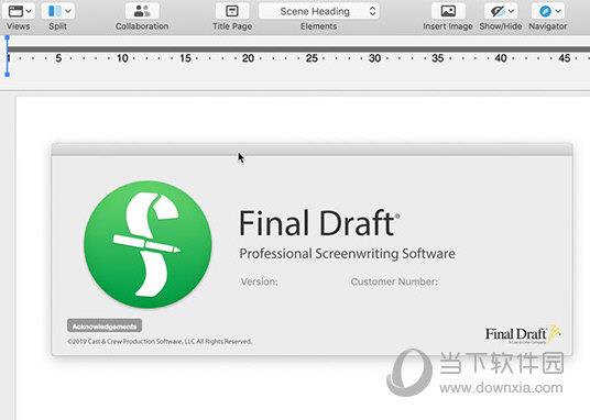 Final Draft 12破解文件 V12.0 绿色免费版