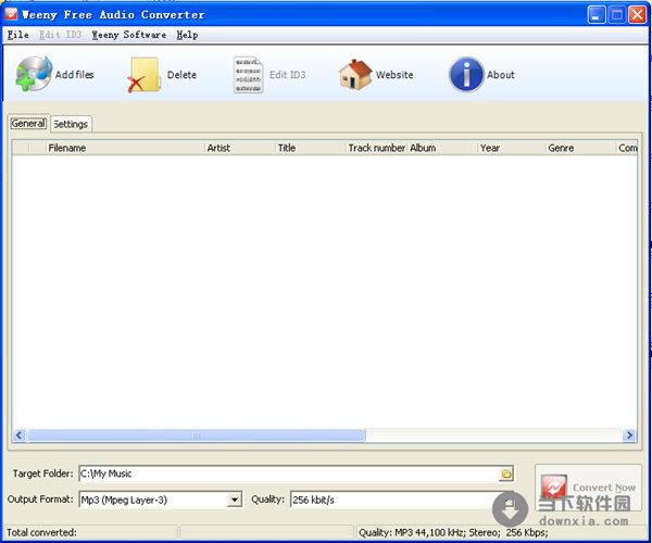 Weeny Free Audio Converter(免费音频格式转换软件) V1.5 官方版