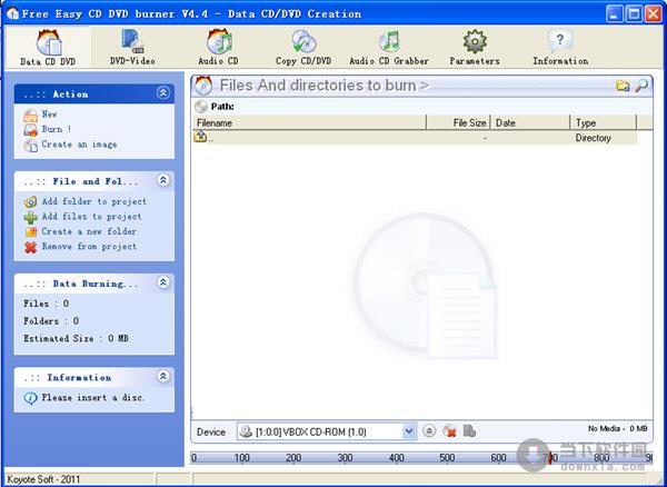 Free Easy CD DVD Burner(CD/DVD音乐刻录软件) 5.1.0 官方免费版