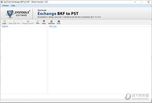 SysTools Exchange BKF to PST(邮件格式转换工具) V2.0 官方版