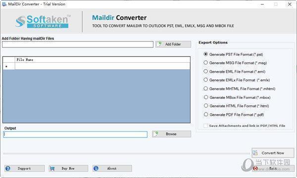 Softaken Maildir Converter(电子邮件转换工具) V1.0 官方版