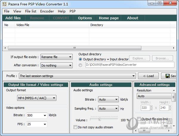Pazera Free PSP Video Converter(PSP视频转换器) V1.1 官方绿色版