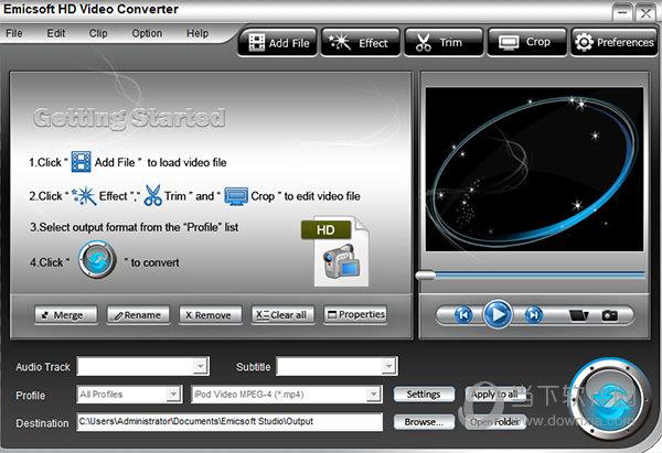 Emicsoft HD Video Converter(高清视频转换器) V4.1.22 官方版