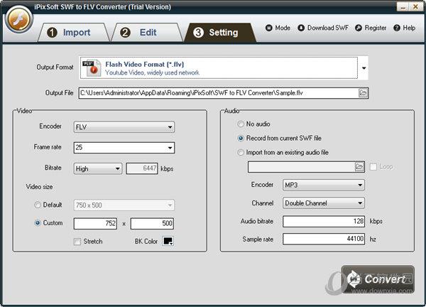 iPixSoft SWF to FLV Converter