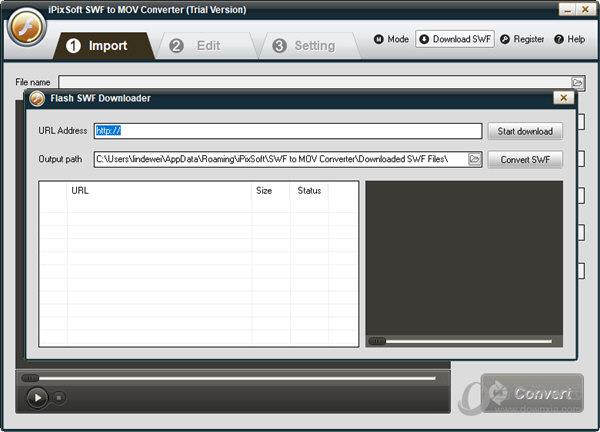 iPixSoft SWF to MOV Converter(SWF转MOV格式转换) V3.6.0 官方版