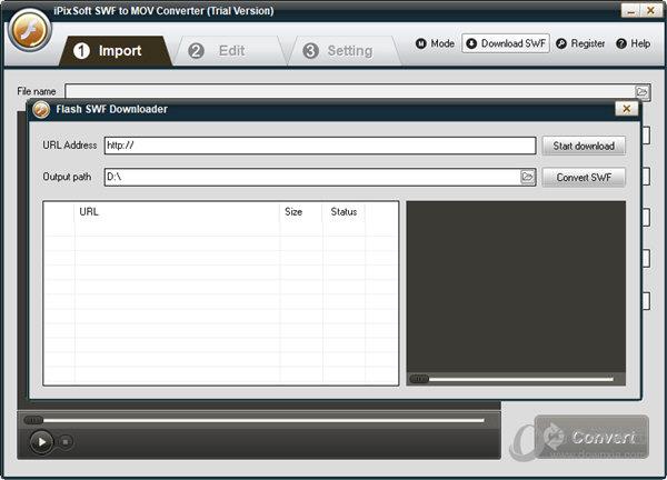 iPixSoft SWF to MOV Converter