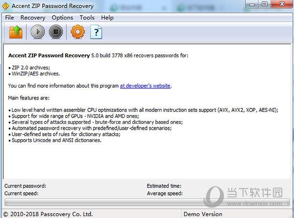 Accent ZIP Password Recovery(zip密码恢复器) V5.0 官方版