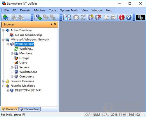 DameWare NT Utilities(局域网管理工具) V8.0 官方版