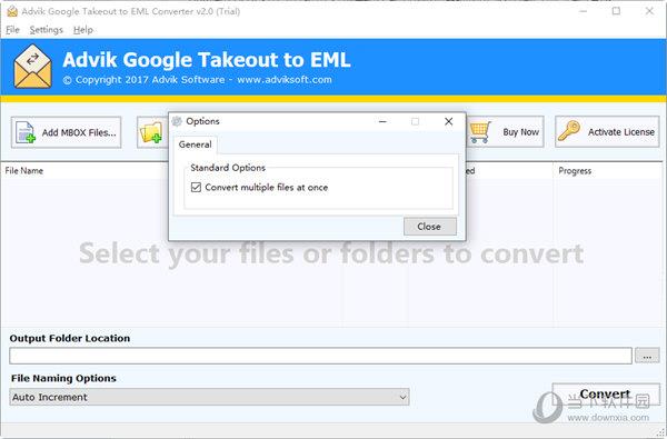 Advik Google Takeout to EML Export