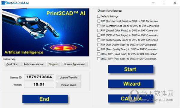 Print2CAD 2019(PDF转CAD转换器) V19.20 官方版