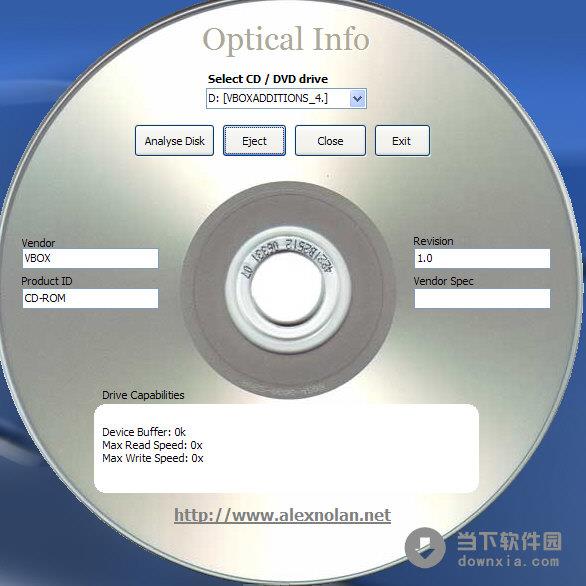 Optical Info(光驱光盘信息查看) V1.04 官方绿色版