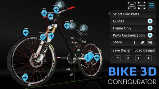 bike 3D configurator AR1