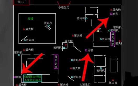 第五人格地窖位置军工厂