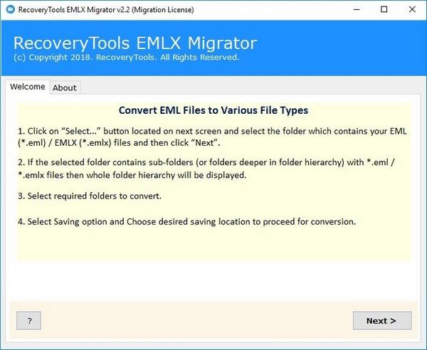 RecoveryTools EMLX Migrator(EMXL转换器)