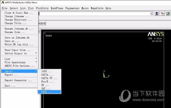 Ansys导入PARA文件