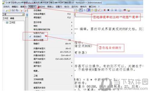 Notepad++视图界面