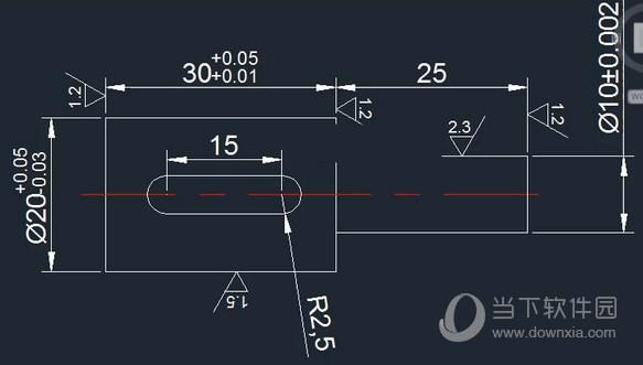 AutoCAD2020标注粗糙度