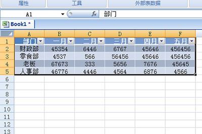 快速美化表格