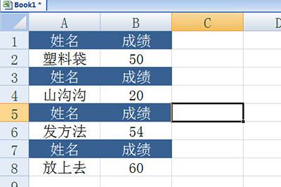 随便弄了个表格