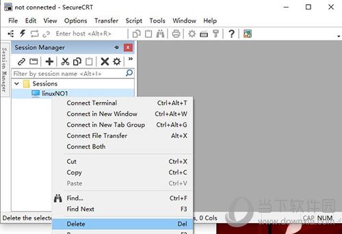 SecureCRT删除会话2