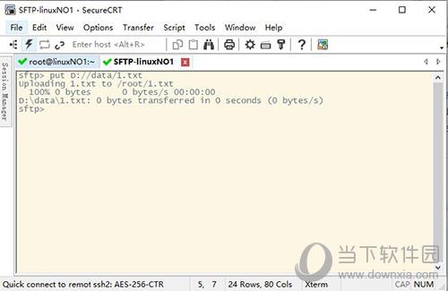 SecureCRT传输文件2