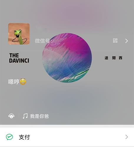 微信动态设置截图1