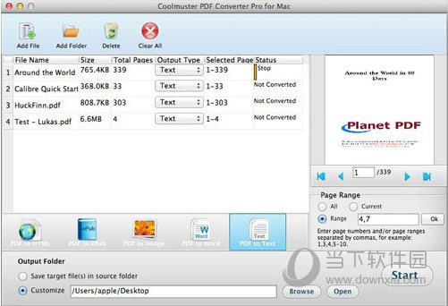 Coolmuster PDF Converter Pro for Mac
